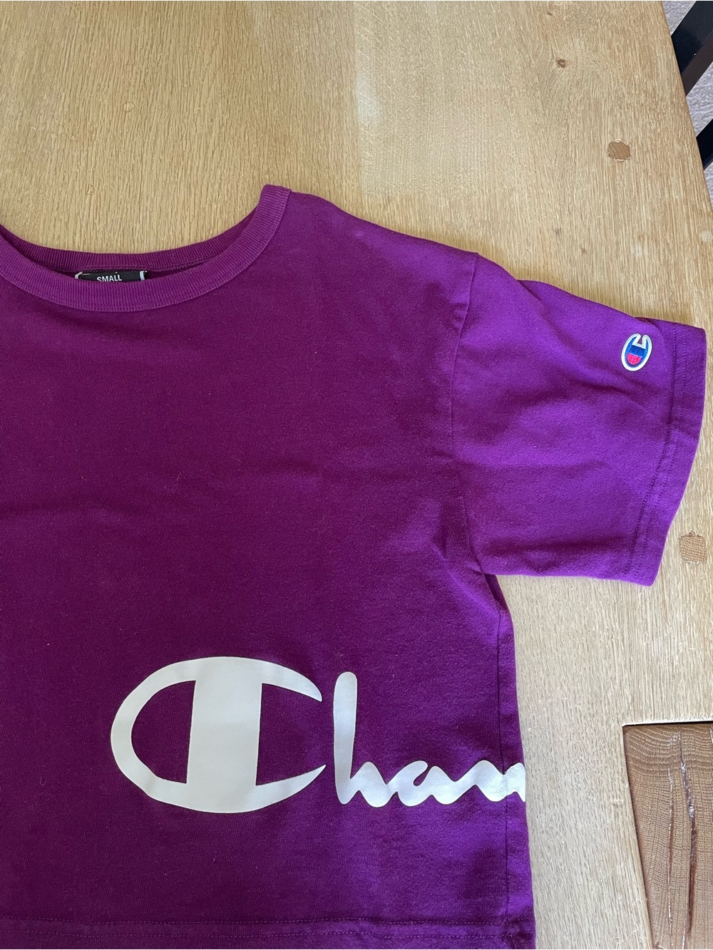 Champion women’s boxy cropped tee - ' purple